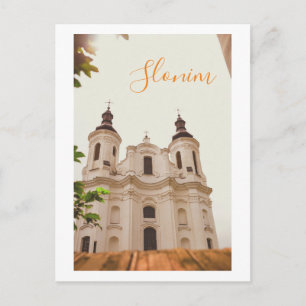 Slonim Belarus Architecture City Cathedral Postcard