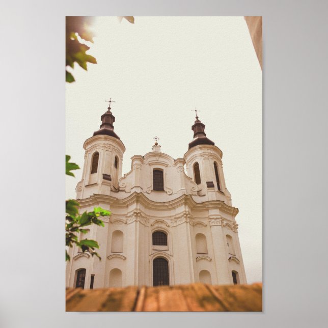 Slonim Belarus Architecture City Cathedral Poster (Front)