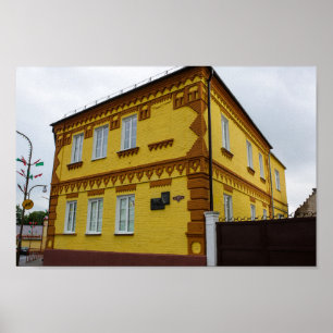 Slonim Belarus Town Architecture Street  Poster