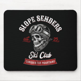 Slope senders freestyle skiing skiers winter mouse mat
