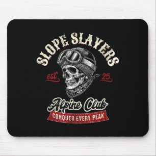 Slope slayers freestyle skiing skiers winter mouse mat