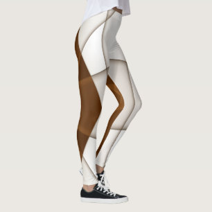 Sloping triangle with shadow, modern classic style leggings