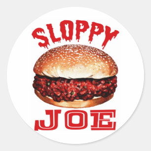 Sloppy Joe Classic Round Sticker