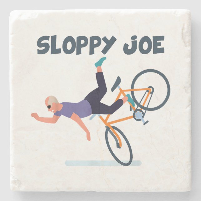 Sloppy Joe Funny Biden Shirt Sloppy Joe Biden Funn Stone Coaster (Front)