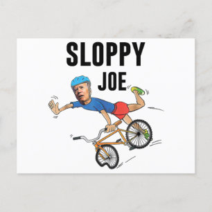 Sloppy Joe Tee Running The Country Is Like Riding Holiday Postcard