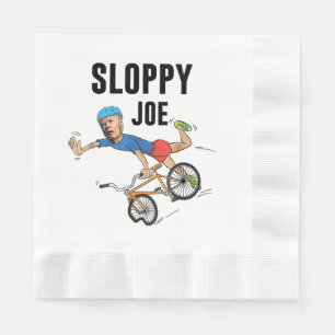 Sloppy Joe Tee Running The Country Is Like Riding Napkin