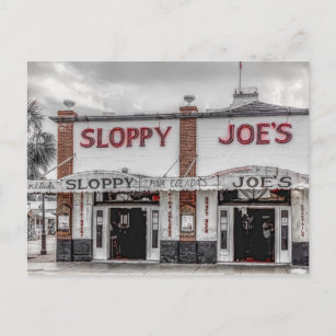 Sloppy Joe's Key West Postcard