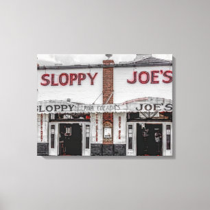 Sloppy Joe's Key West Wrapped Canvas