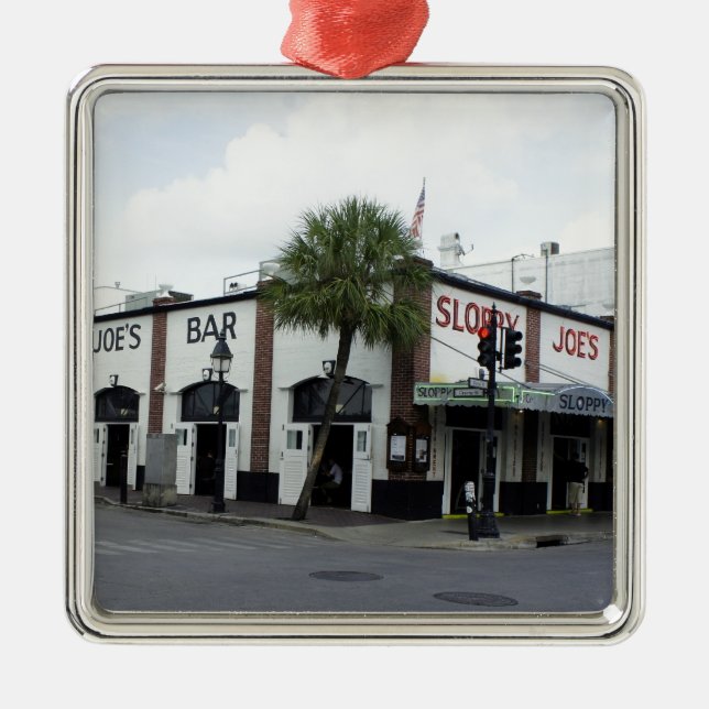 Sloppy Joe's Metal Tree Decoration (Front)