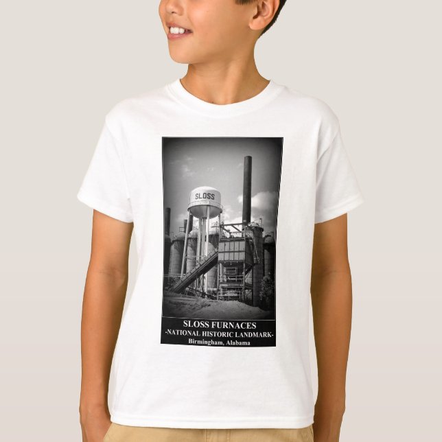 SLOSS FURNACES - National Historic Landmark T-Shirt (Front)