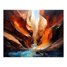 Slot Canyons Utah Landscape Art Print Poster