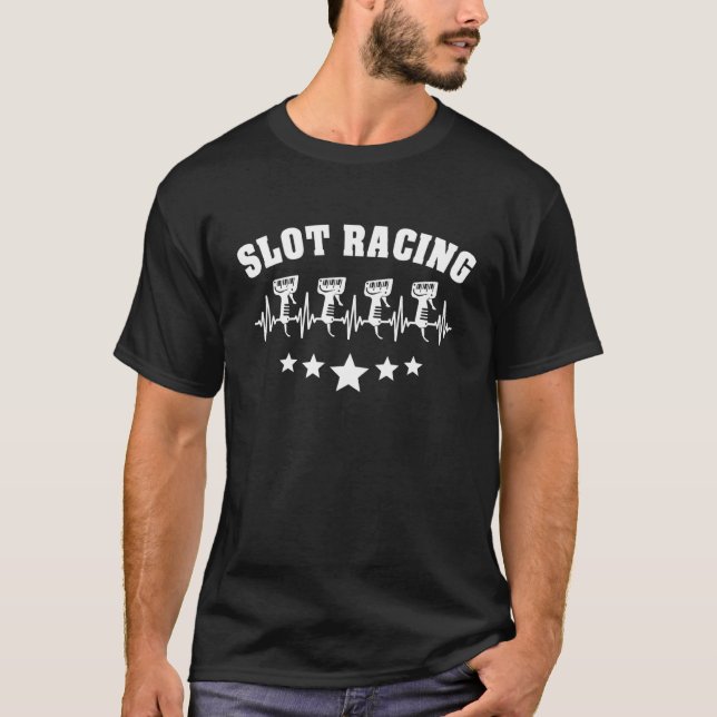 Slot Car Racing Controller Slot Car T-Shirt (Front)