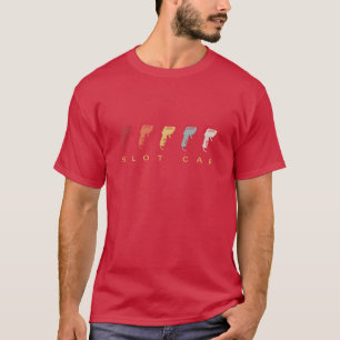 Slot Car Racing Slotcar Retro Vintage friends retr T-Shirt