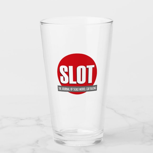 Slot Journal Pint Glass (Front)