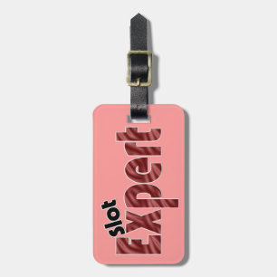 Slot Machine Expert Vegas Casino Luggage Tag