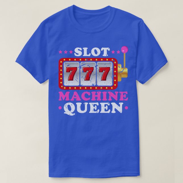 Slot Machine Gambler Casino Player Gambling T-Shirt (Design Front)