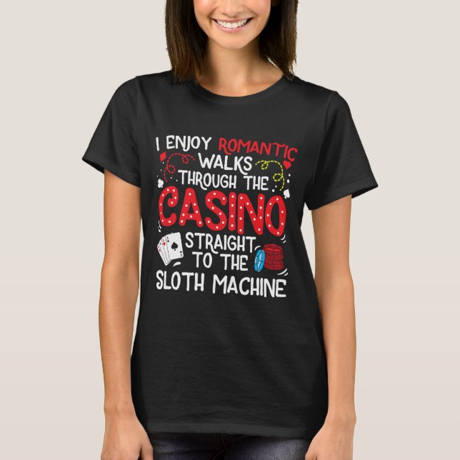 Slot Machine Gambling T-Shirt (Front)