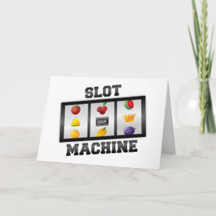 Slot Machine—Good Luck! Card