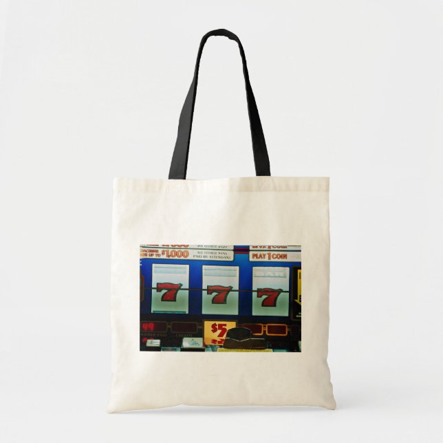 Slot machine in a casino tote bag (Front)