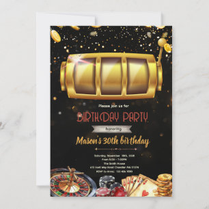 Slot Machine Invitation