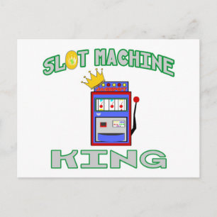 Slot Machine King Postcard