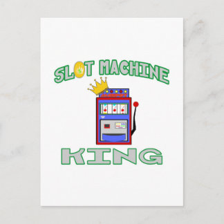 Slot Machine King Postcard