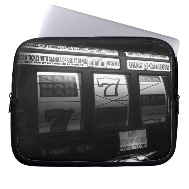 SLot Machine Laptop Sleeve (Front)