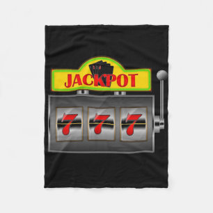 Slot Machine Lovers Fleece Blanket