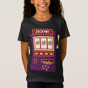 Slot Machine Pizza Jackpot Funny Gambling Pizza Fo T-Shirt