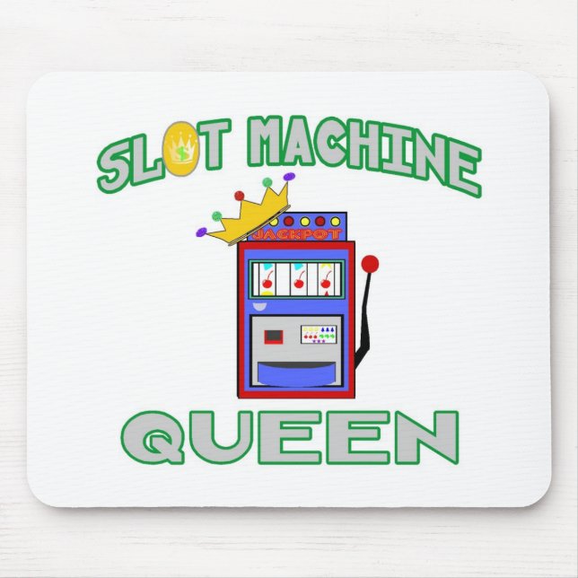 Slot Machine Queen Mouse Mat (Front)
