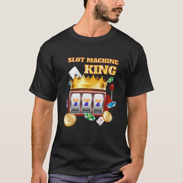 Slot Machine Shirt - Hilarious Casino Gambling Kin (Front)