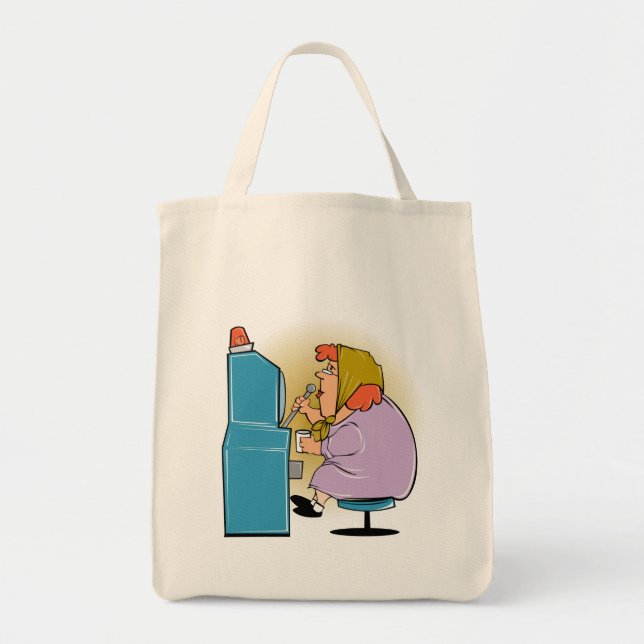 Slot Machine Slots - Play To Win Tote Bag (Front)