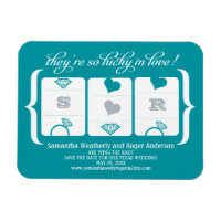 Slot Machine Wedding Save the Date