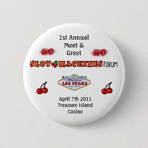 Slot Machines Forum 6 Cm Round Badge