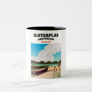Sloterplas Amsterdam  Two-Tone Coffee Mug