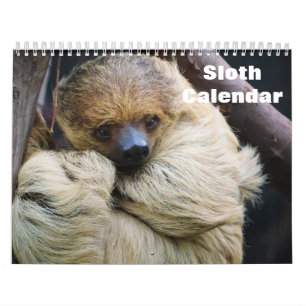 Sloth 2027 calendar