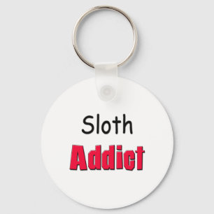 Sloth Addict Key Ring