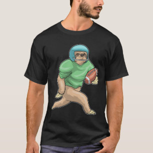Sloth American Football Sports T-Shirt