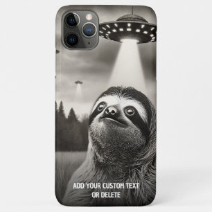 Sloth And Astronaut Love UFO Theme Gift iPhone 11 Pro Max Case