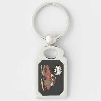 Sloth and Bunny Cartoon Road Trip Adventure Key Ring