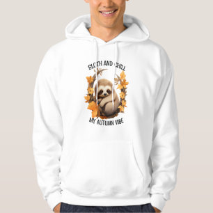 Sloth and Chill My Autumn Vibe Hoodie