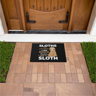 Sloth Animals Sloths are Awesome Doormat