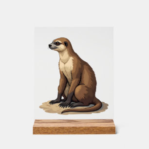 Sloth Antique Engraving Retro Graphic (2) Acrylic Sign