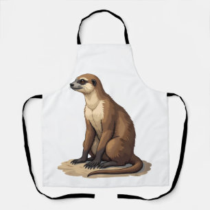 Sloth Antique Engraving Retro Graphic (2) Apron