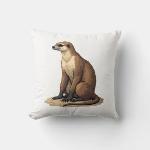 Sloth Antique Engraving Retro Graphic (2) Cushion