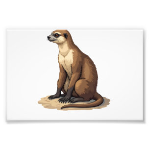 Sloth Antique Engraving Retro Graphic (2) Photo Print