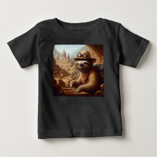 Sloth Archaeologist Baby T-Shirt