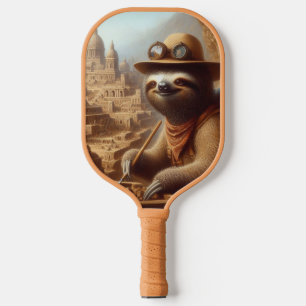 Sloth Archaeologist Pickleball Paddle