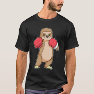 Sloth as Boxer with Boxing gloves T-Shirt