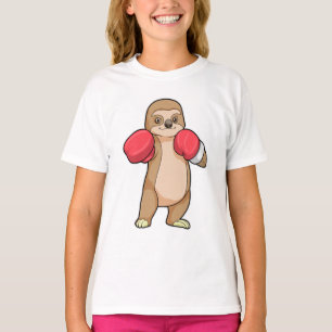 Sloth as Boxer with Boxing gloves T-Shirt